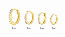 Load image into Gallery viewer, Gold Huggie earrings