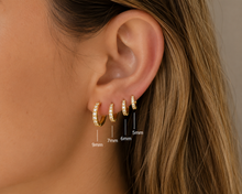 Load image into Gallery viewer, Gold Huggie earrings