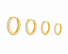 Load image into Gallery viewer, Gold Huggie earrings