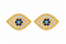 Load image into Gallery viewer, Evil Eye Studs
