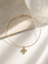 Load image into Gallery viewer, Byzantine Cross Wire Choker
