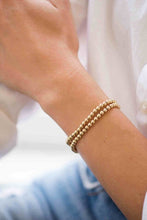 Load image into Gallery viewer, 14k Gold Plated Beaded Bracelet
