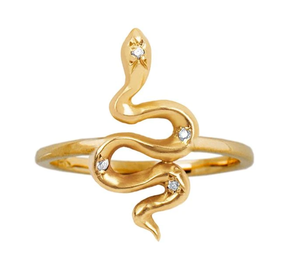 Gold Serpent Ring