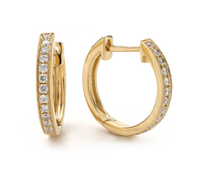 Load image into Gallery viewer, Gold Huggie earrings
