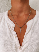 Load image into Gallery viewer, Silver Cross Necklace
